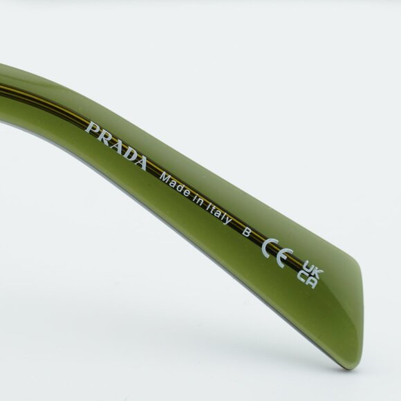 Prada PRB05V 19Z1O1 Eyeglasses Transparent Bottle 54mm Rectangle Frame - Picture 5 of 10